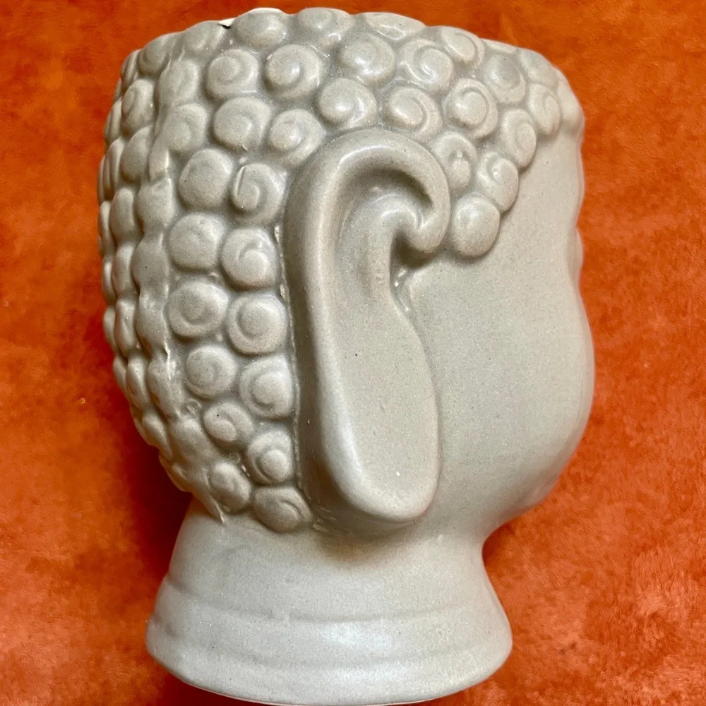 Unique Buddha Head Ceramic Flower Vase